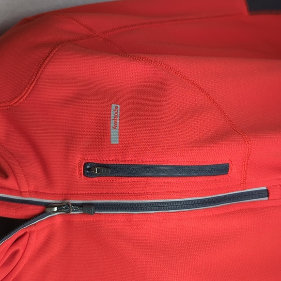 Avalanche 1/4 zip orange hooded waffle shirt - Picture 2 of 8